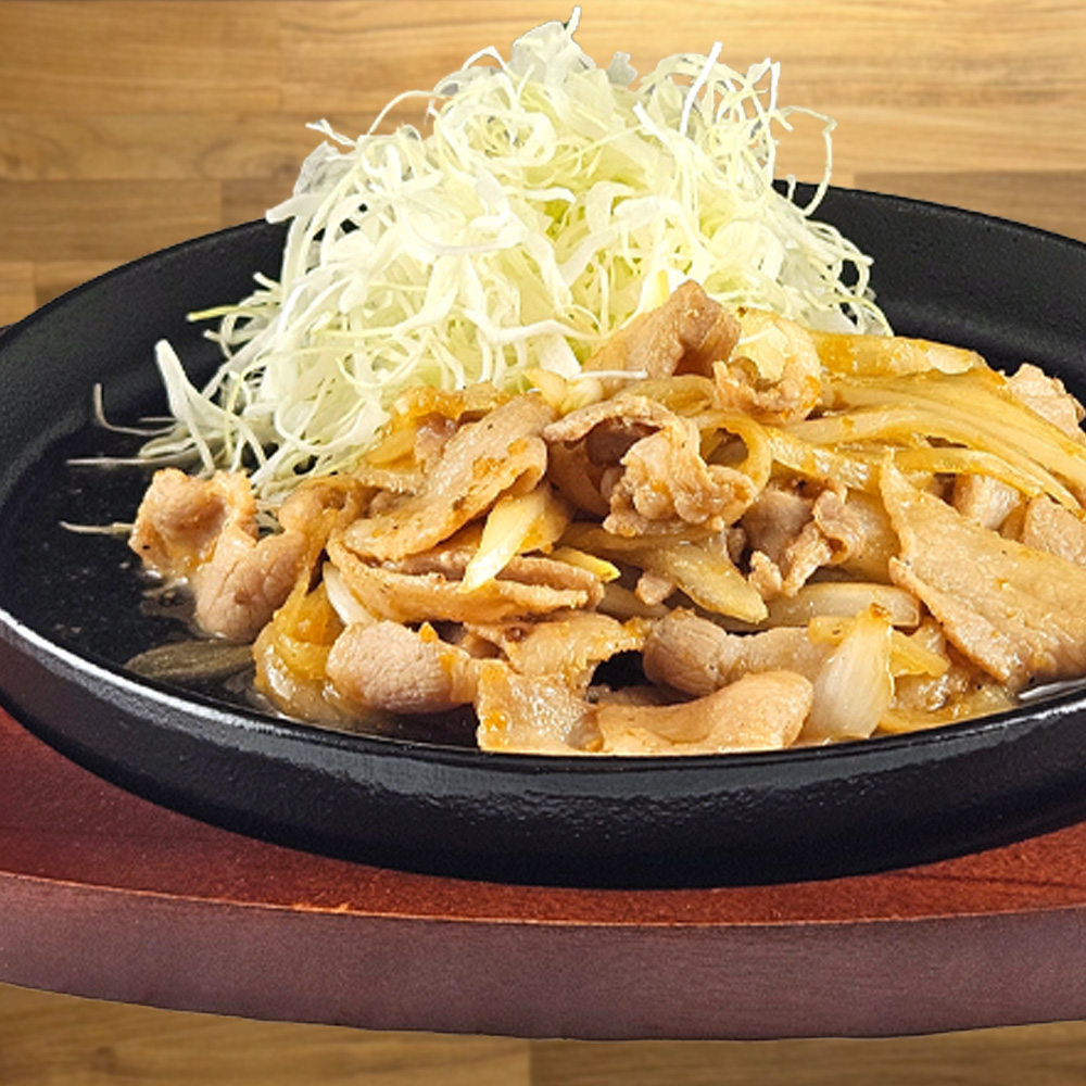鉄板生姜焼き定食